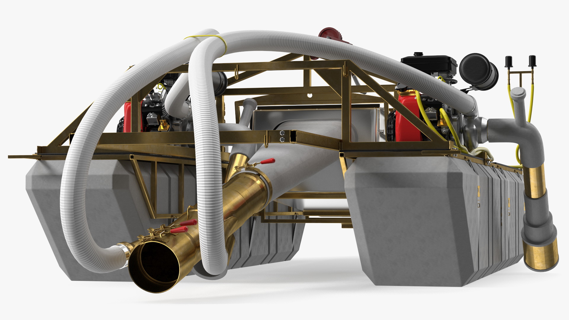 3D model Small Diamond and Gold Dredger