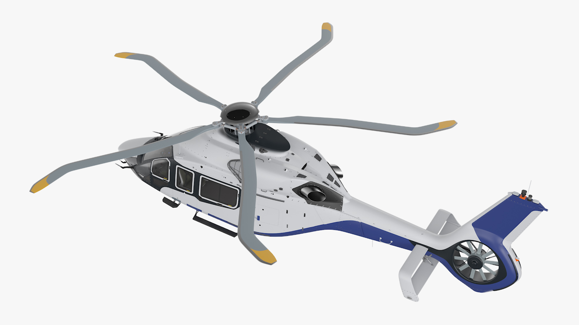 Medium Utility Helicopter Rigged 3D