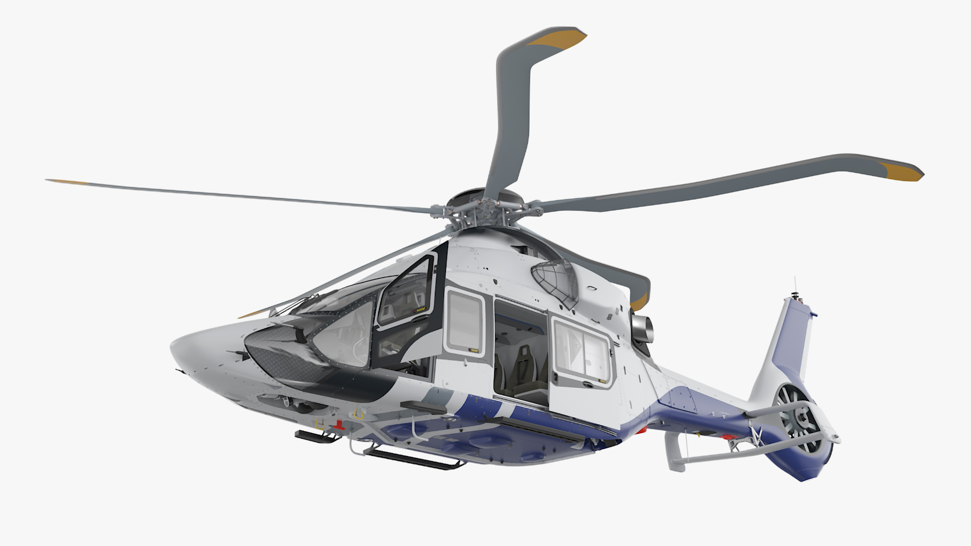 Medium Utility Helicopter Rigged 3D