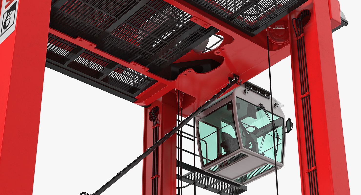 Hybrid Straddle Carrier Kalmar New 3D model