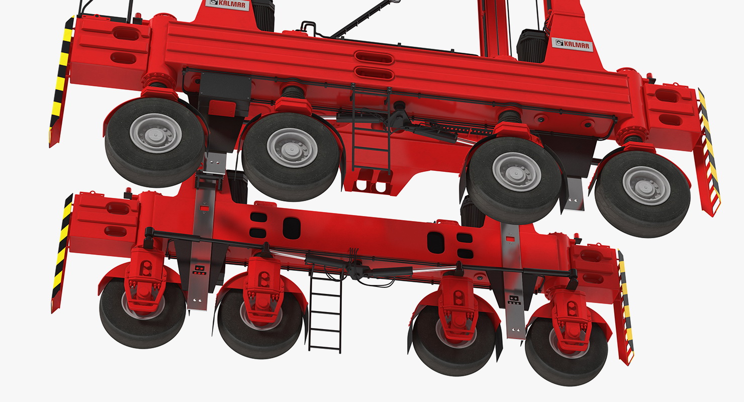 Hybrid Straddle Carrier Kalmar New 3D model