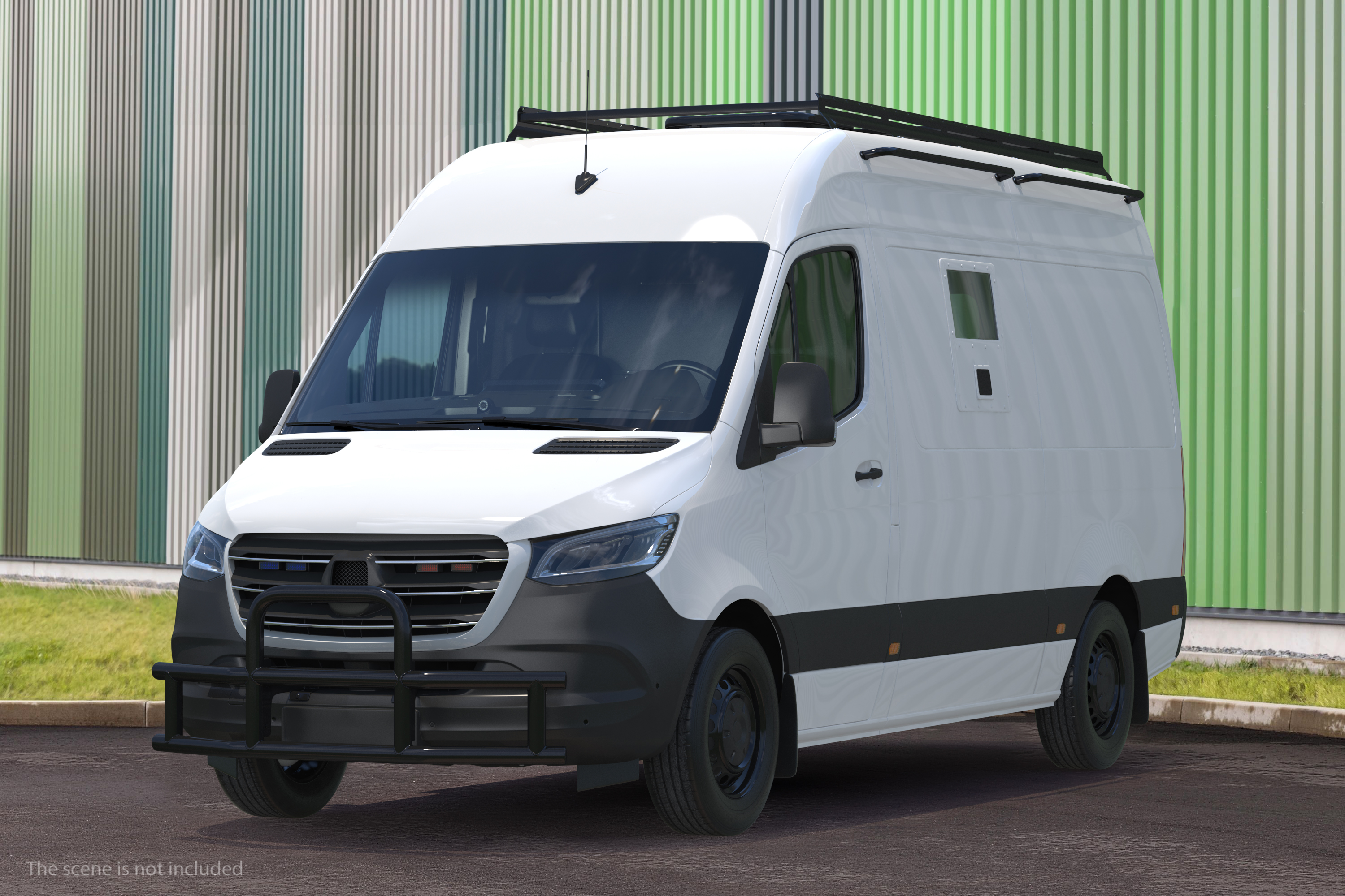 3D Armored Bulletproof SWAT Van model