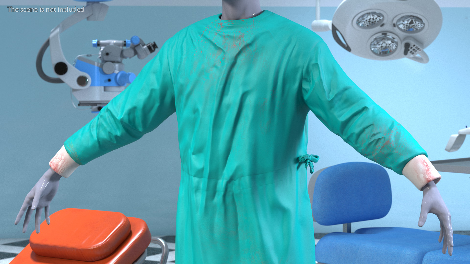 Surgeon Gown 3D