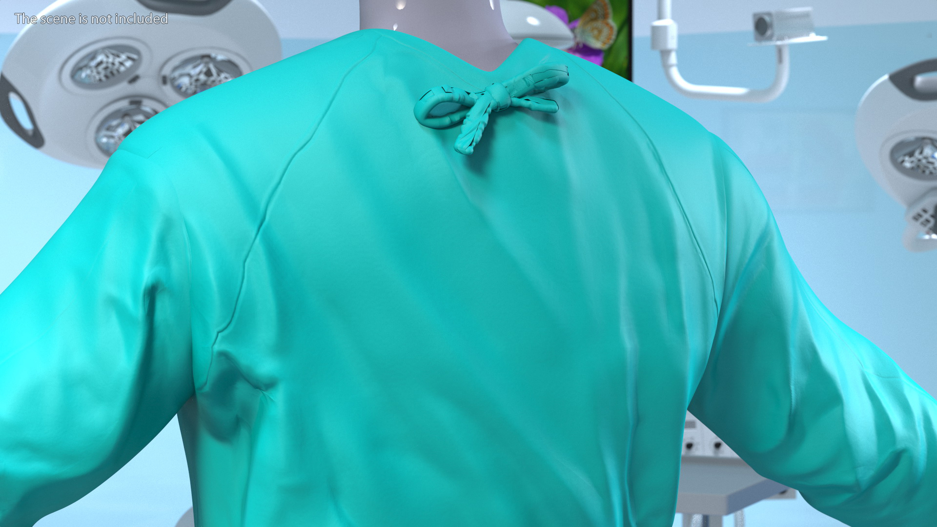 Surgeon Gown 3D