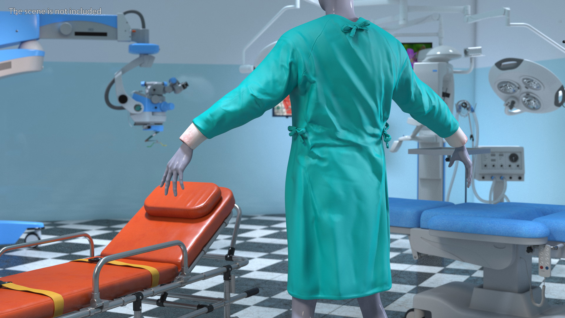 Surgeon Gown 3D