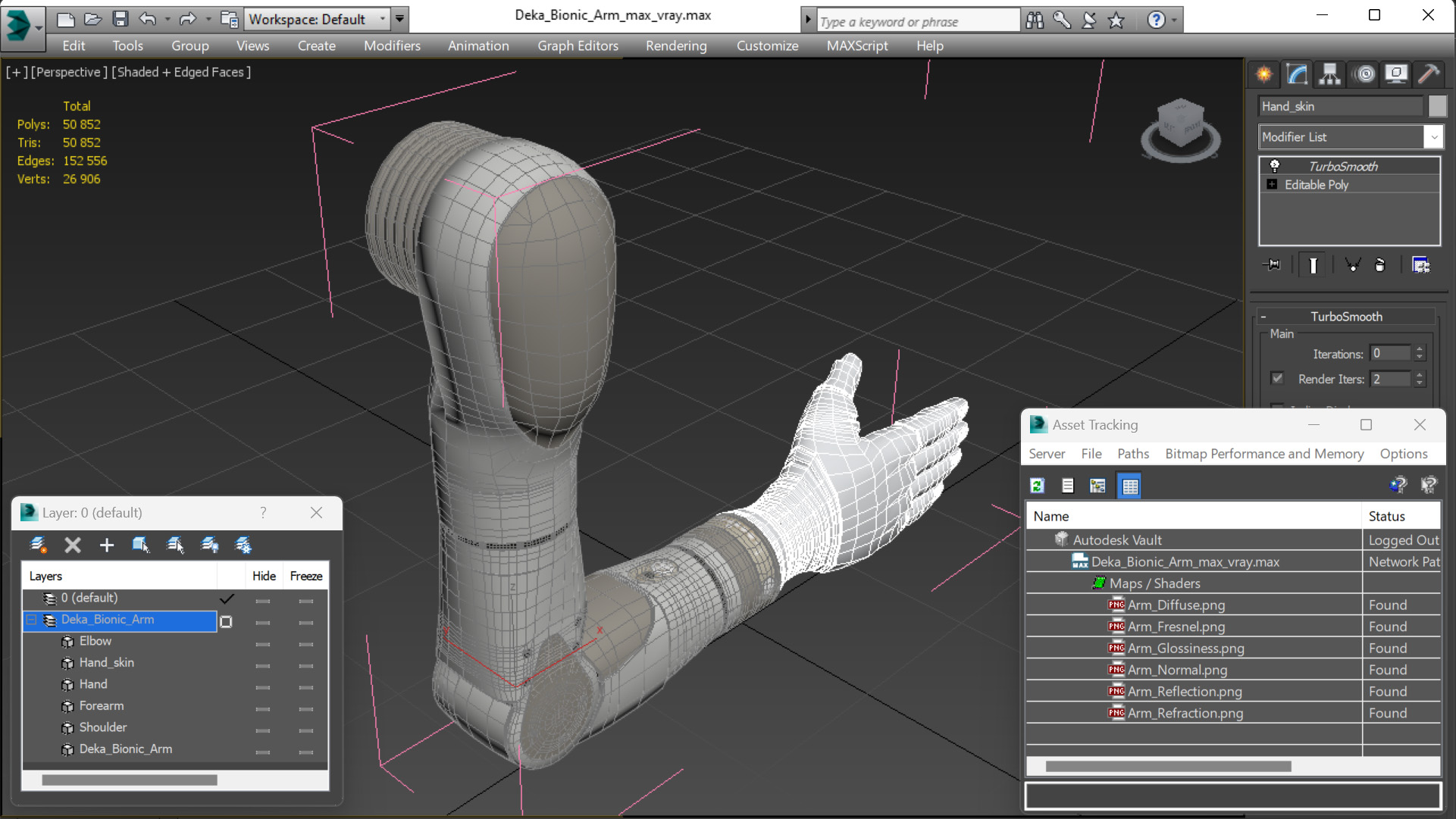 3D model Deka Bionic Arm