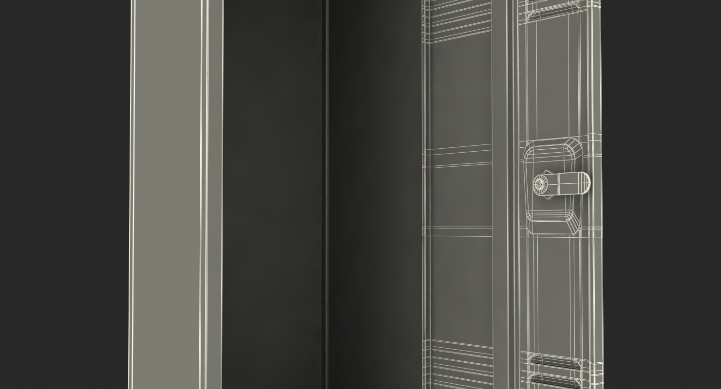 3D model Double Tier Steel Lockers