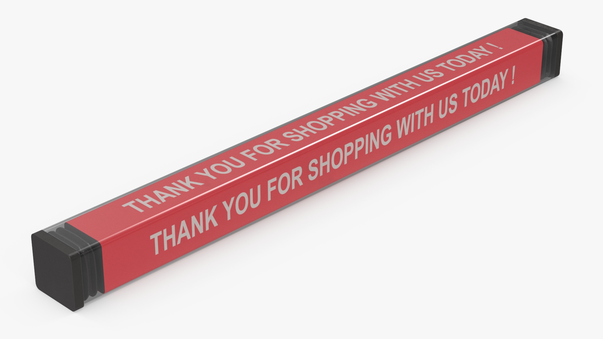 3D Checkout Lane Belt Divider