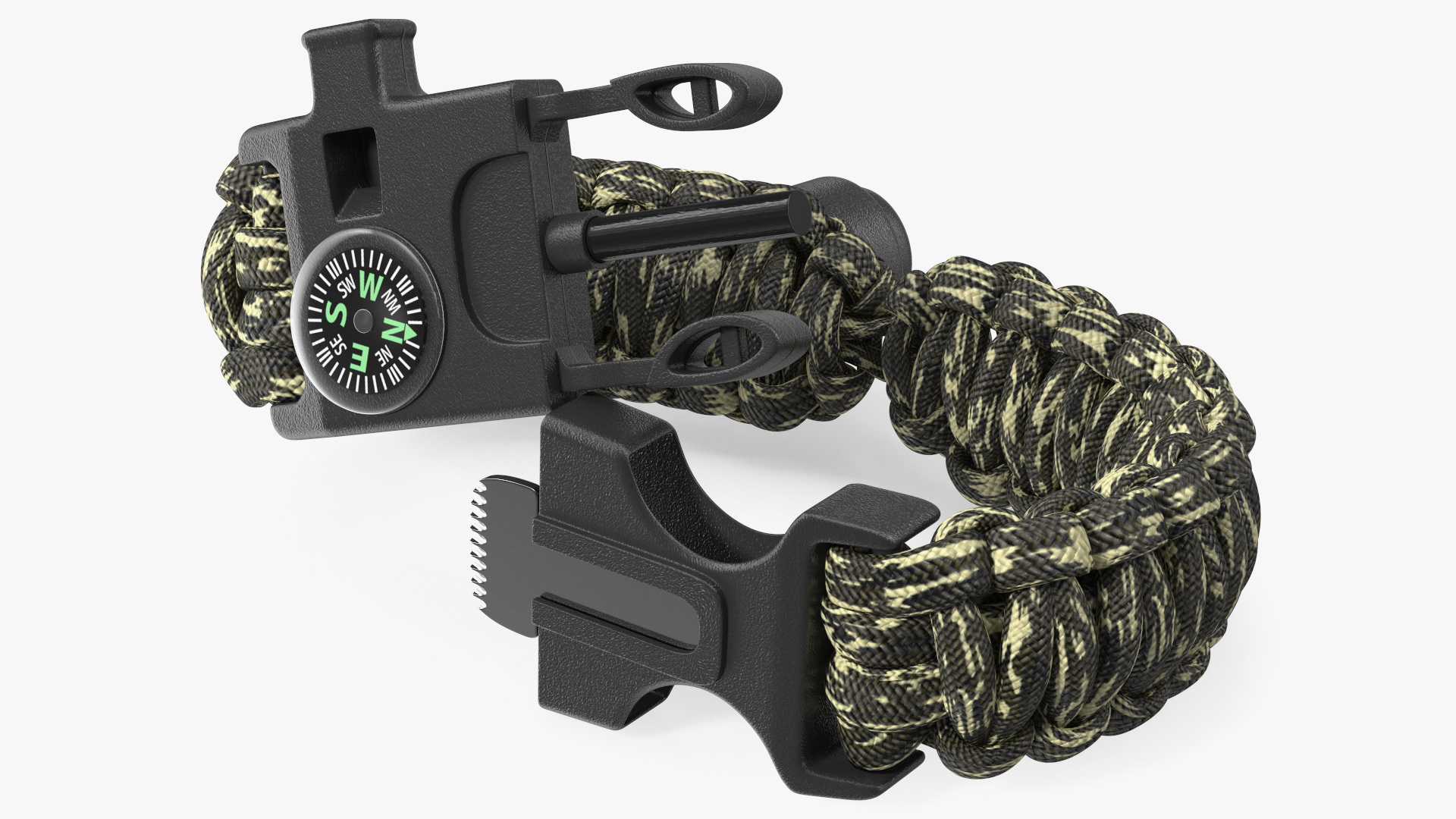 3D Tactical Paracord Bracelet Camo