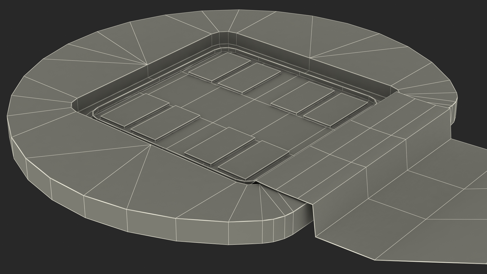 3D Neuralink Chip Layout