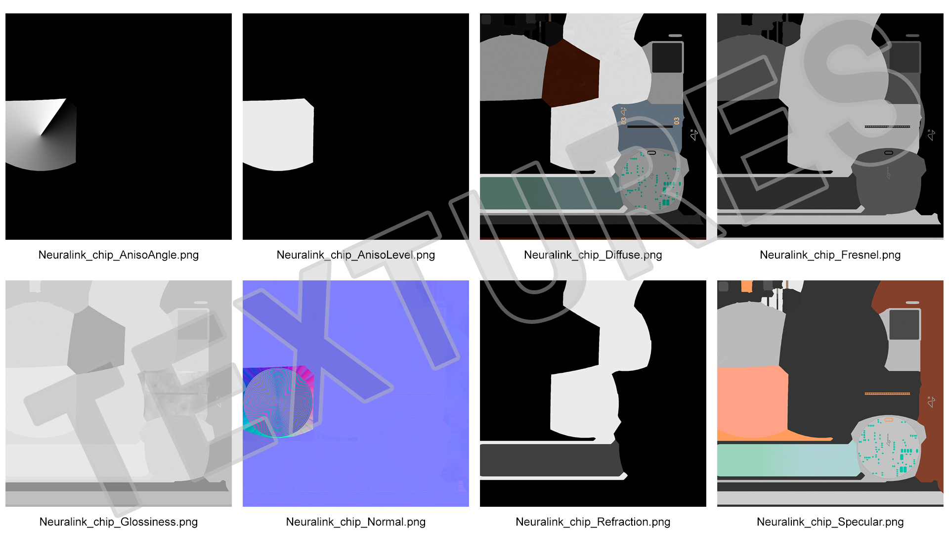 3D Neuralink Chip Layout