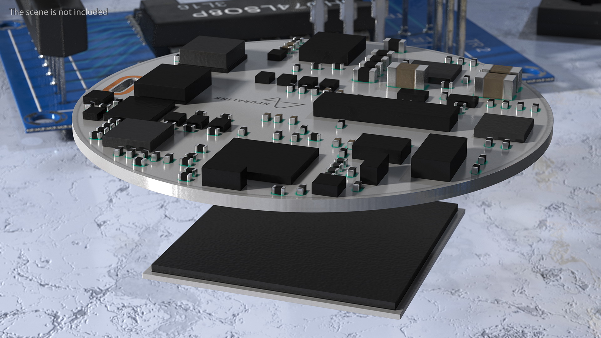 3D Neuralink Chip Layout