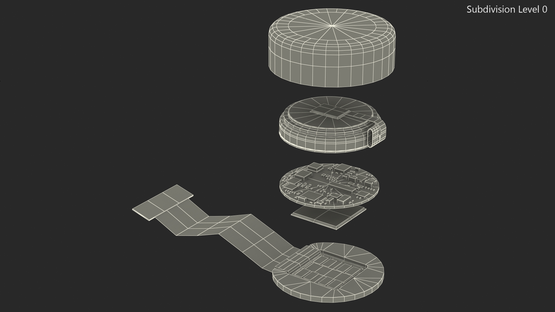 3D Neuralink Chip Layout