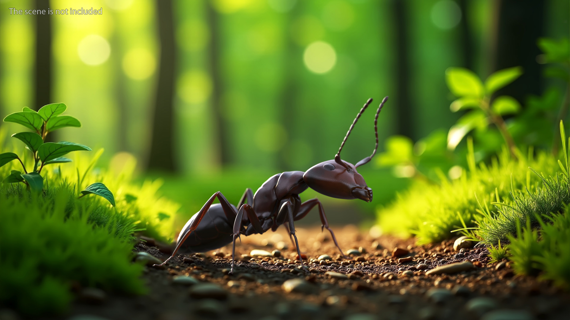 Realistic Red Ant Insect 3D model