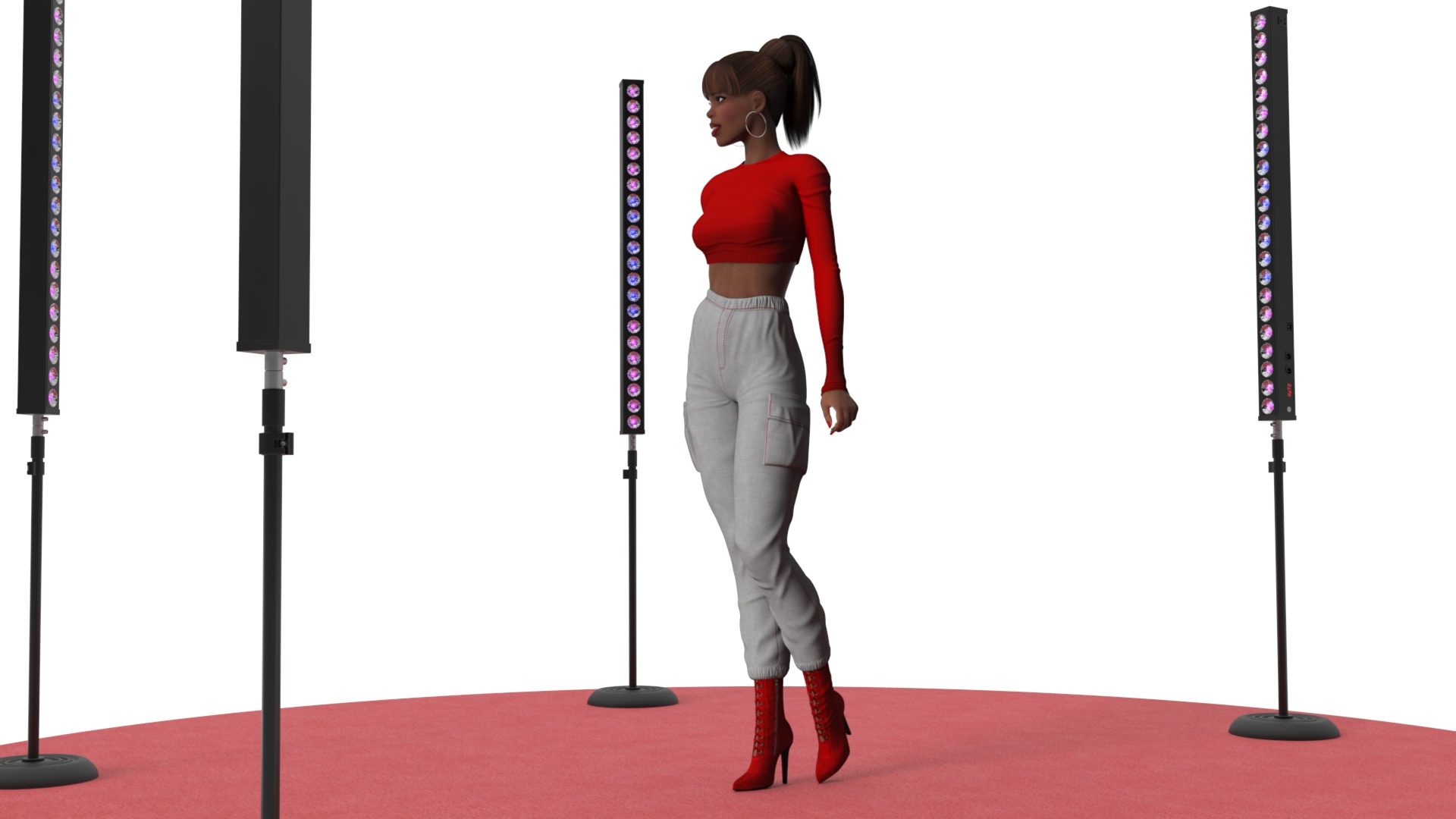 3D Photo Zone with Model