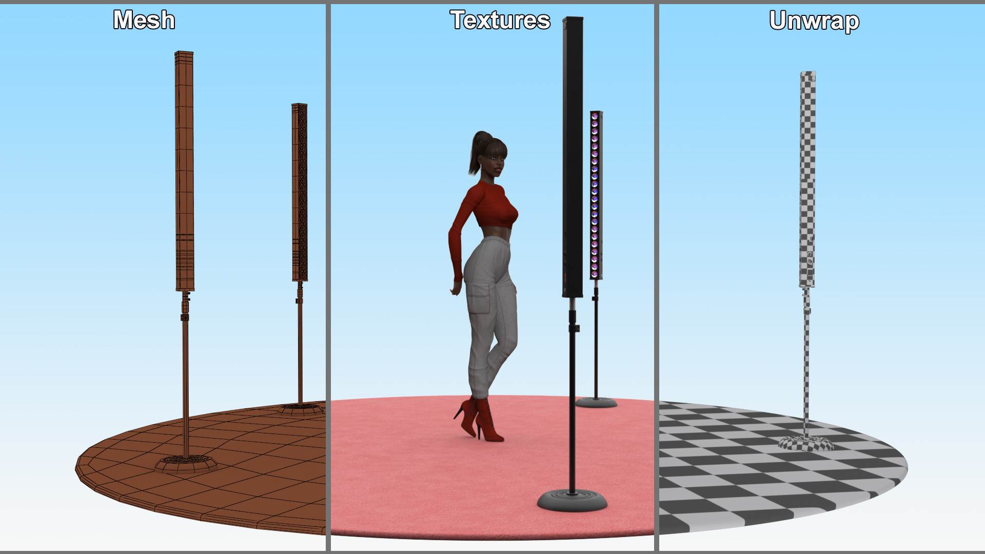 3D Photo Zone with Model