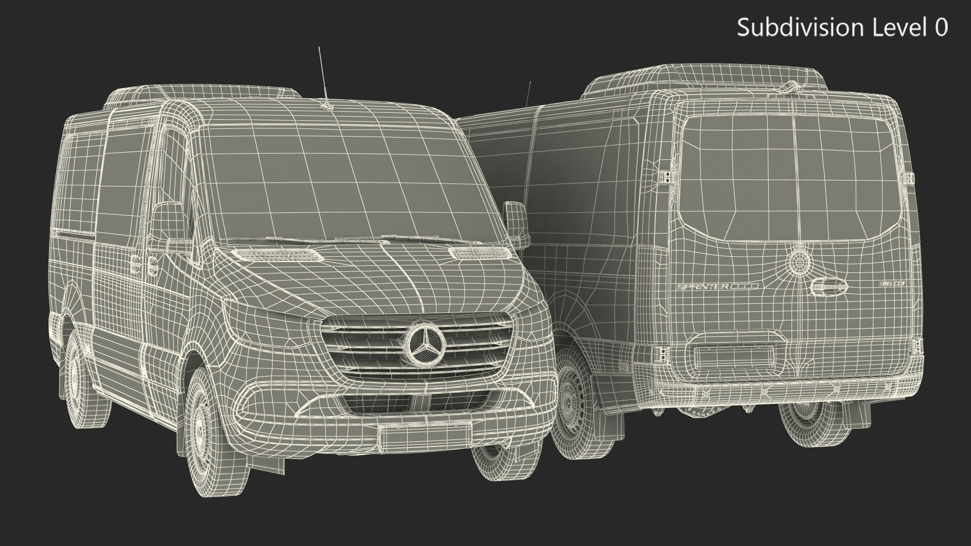 Mercedes Sprinter Tourer 319 Exterior Only 3D