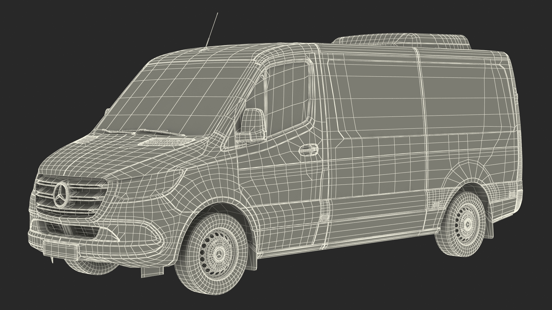 Mercedes Sprinter Tourer 319 Exterior Only 3D