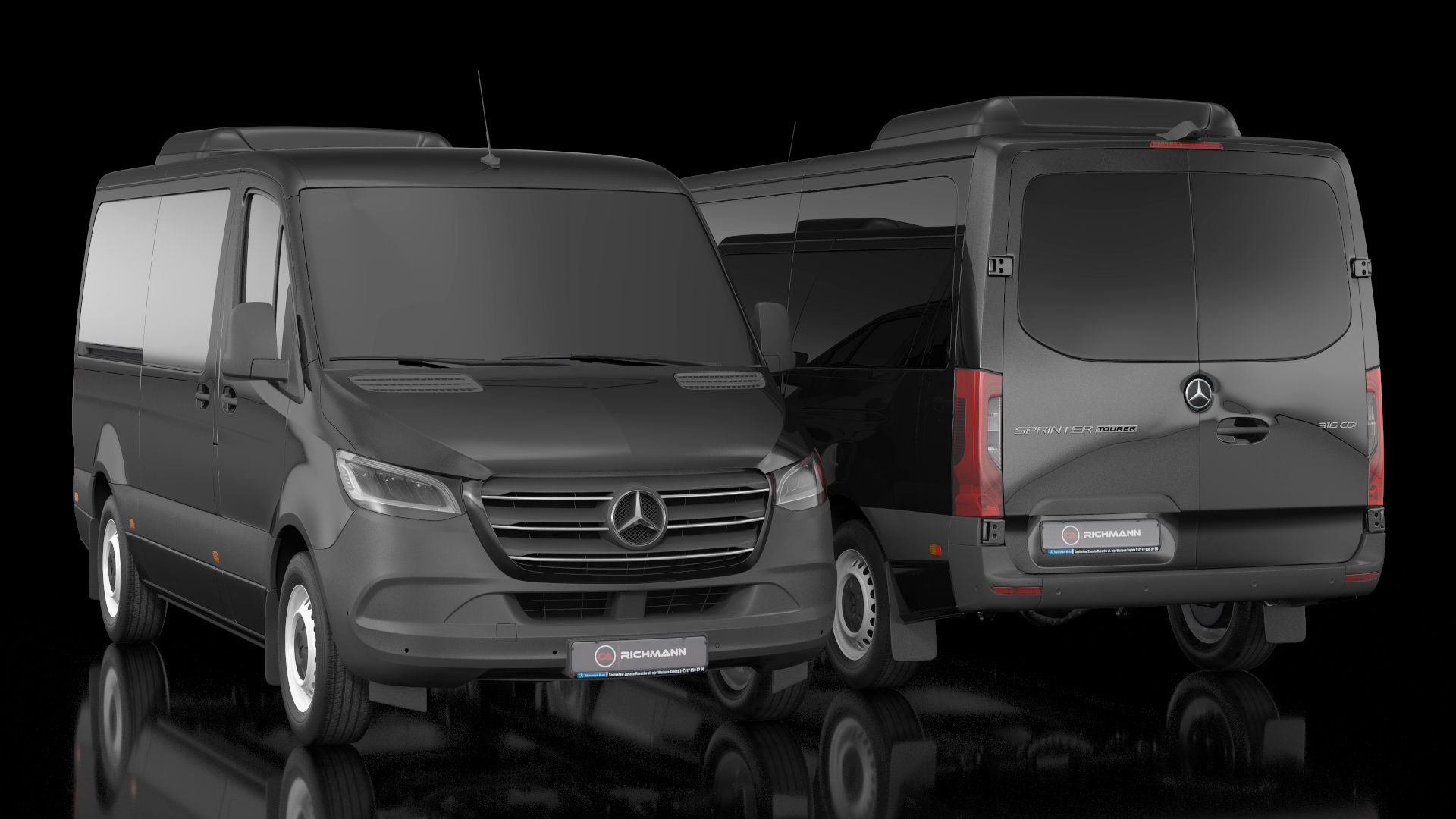 Mercedes Sprinter Tourer 319 Exterior Only 3D