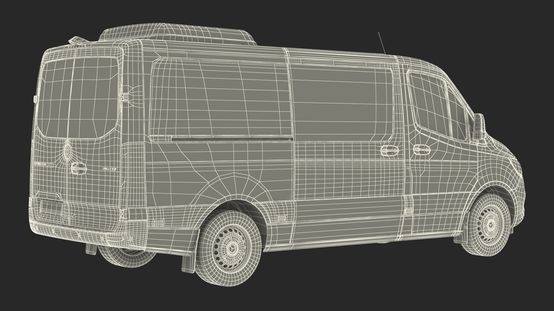 Mercedes Sprinter Tourer 319 Exterior Only 3D