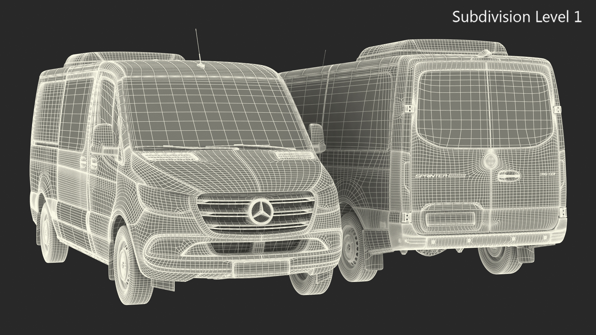 Mercedes Sprinter Tourer 319 Exterior Only 3D