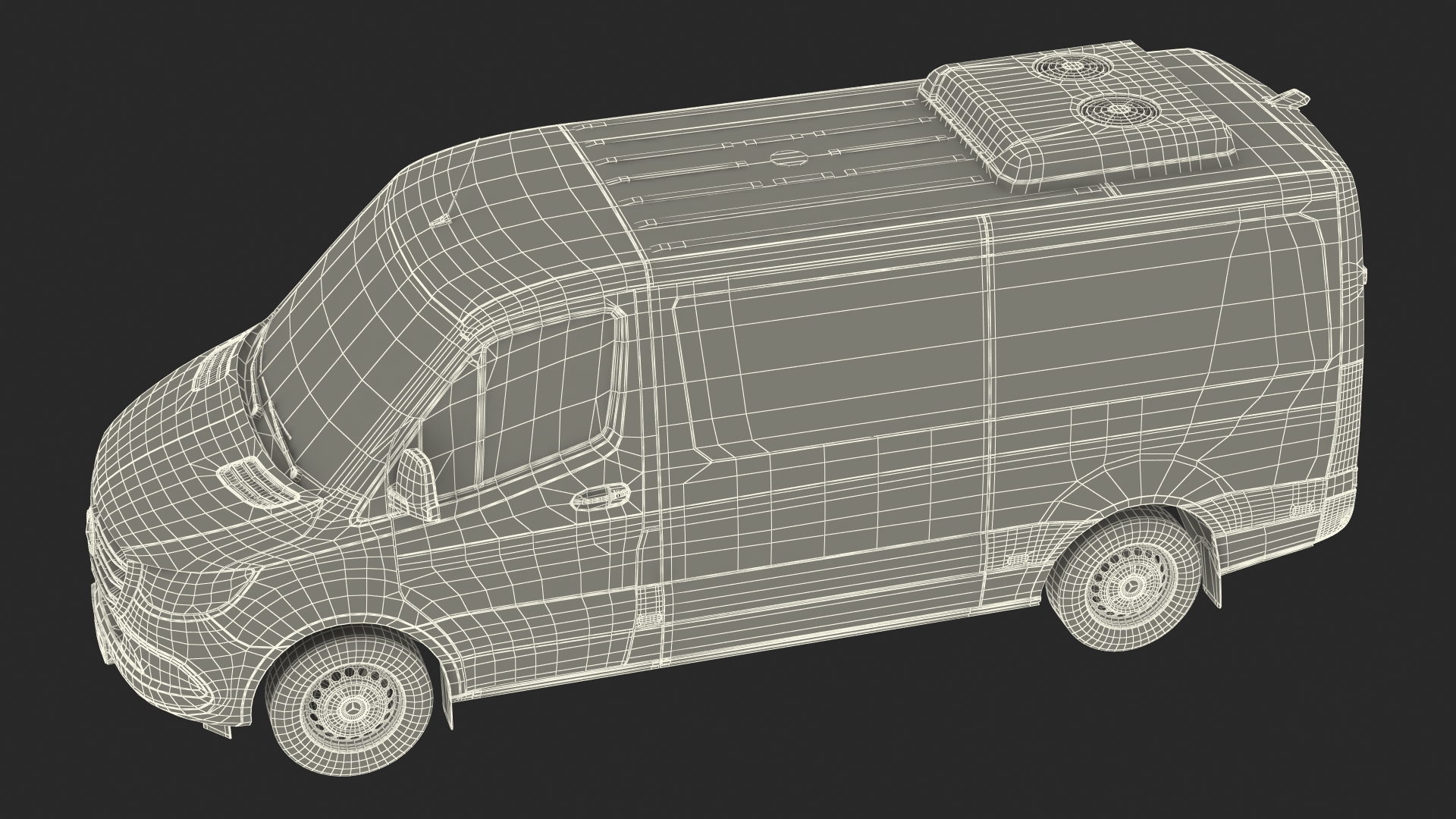 Mercedes Sprinter Tourer 319 Exterior Only 3D