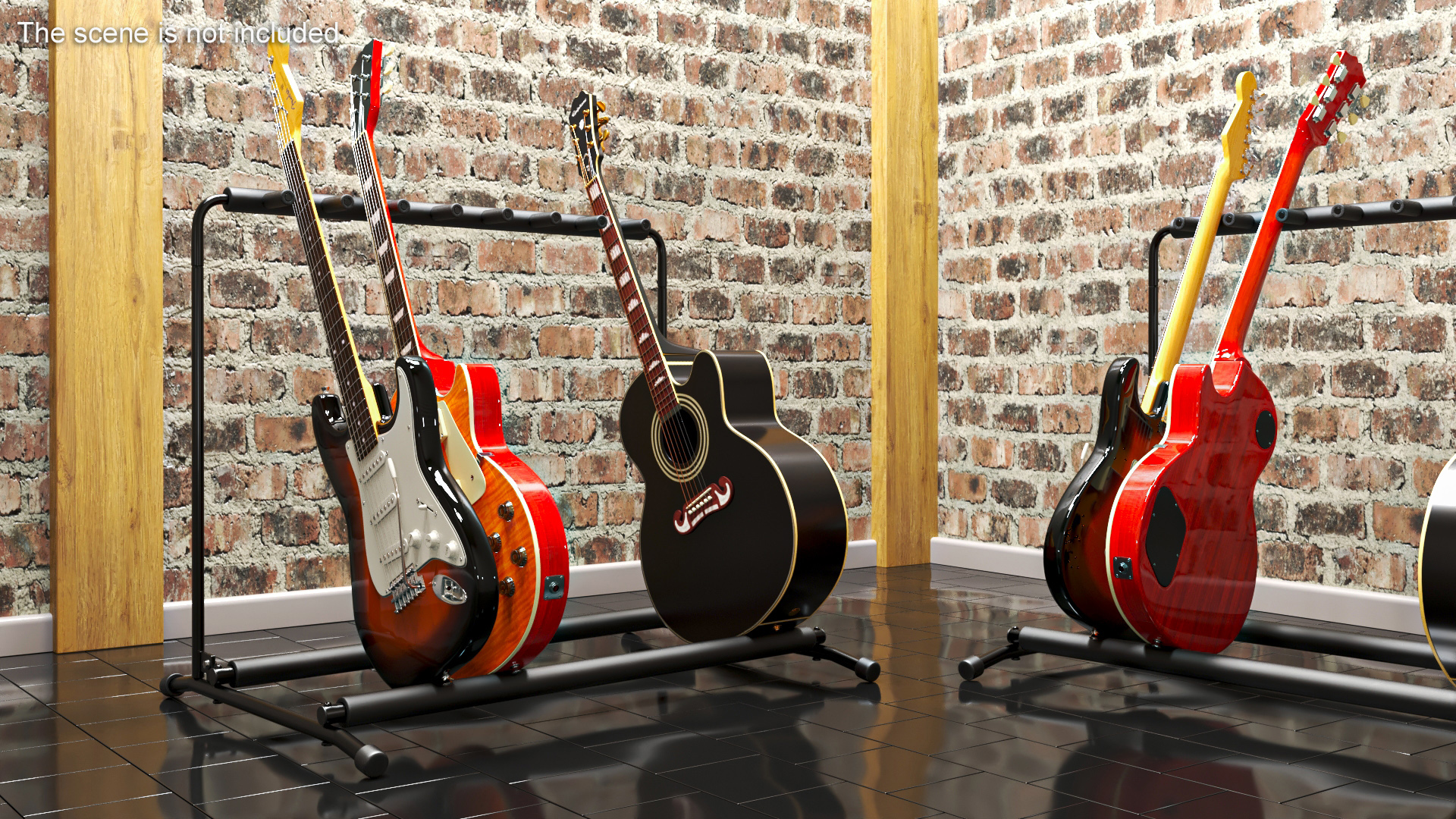 Guitar Stand Rack 3D