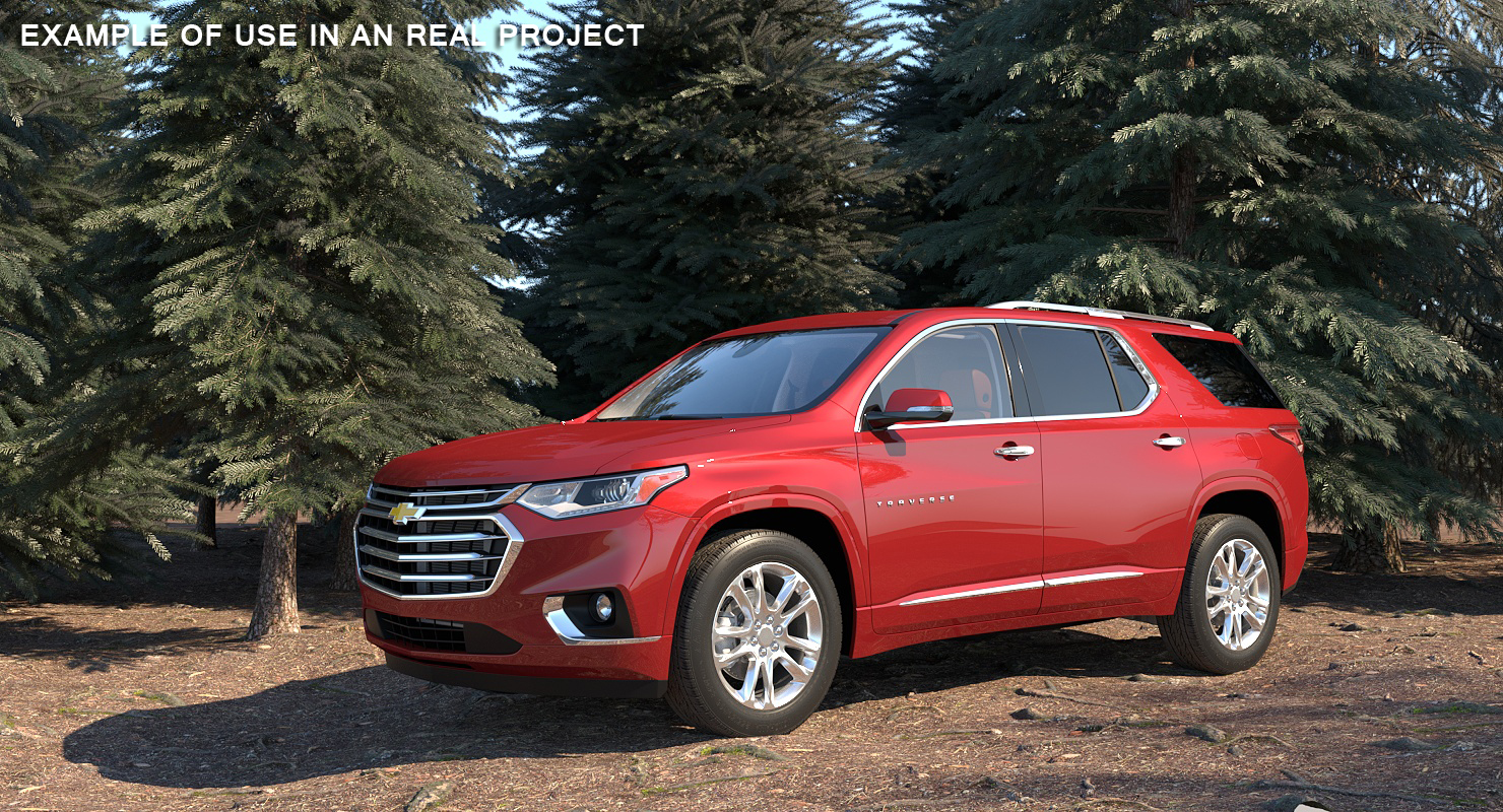 Chevrolet Traverse SUV 2018 3D