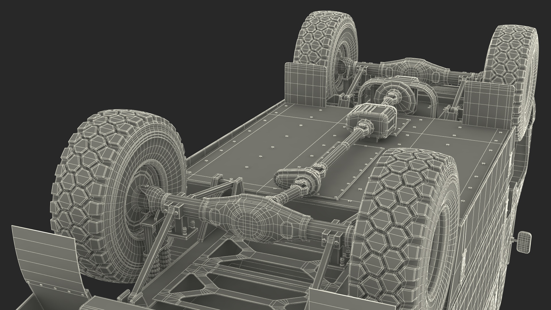 Hydrogen Powered Racing Truck 3D model