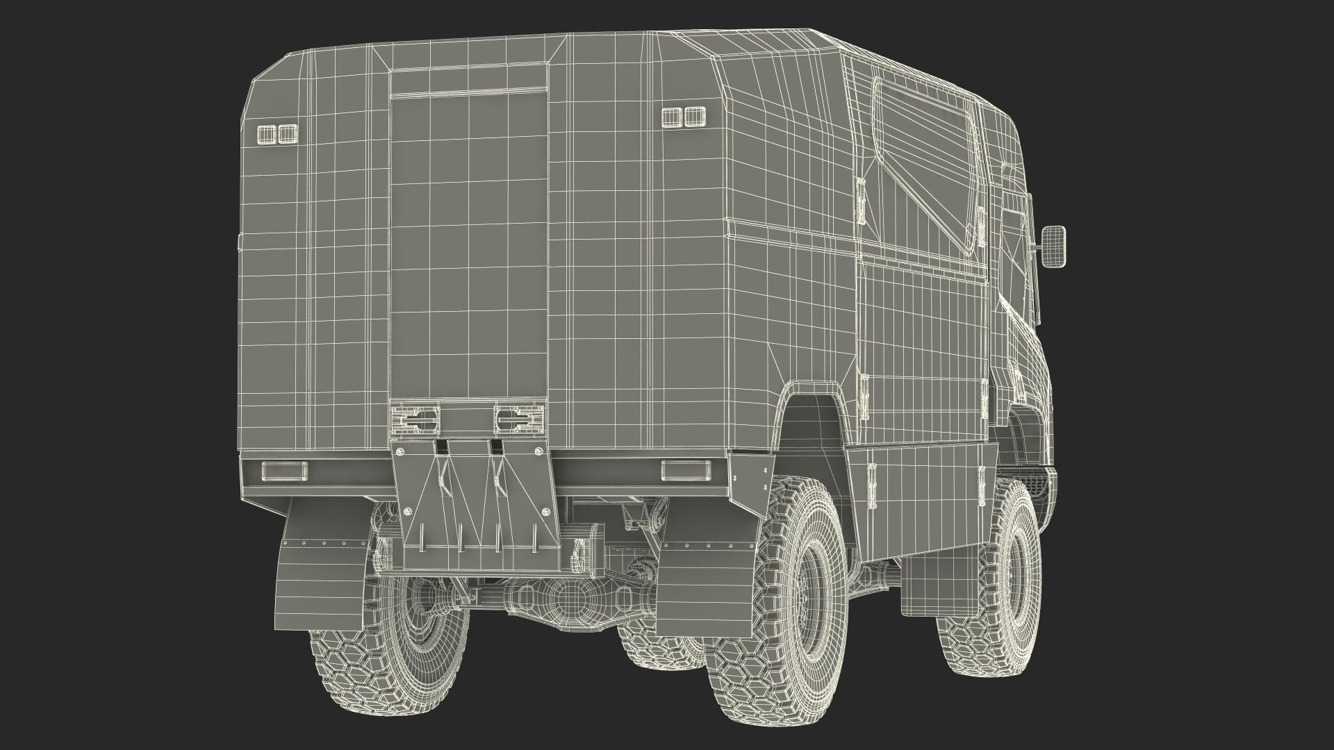 Hydrogen Powered Racing Truck 3D model