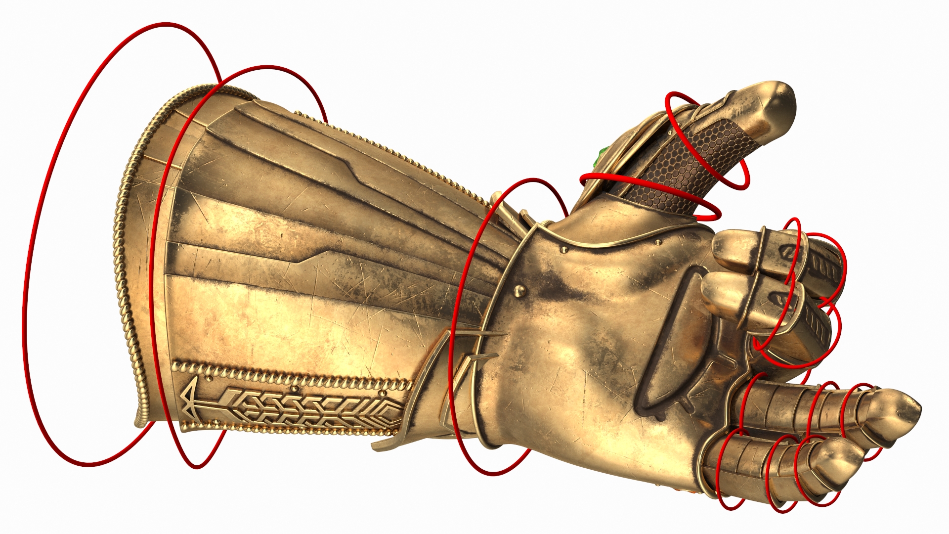 Infinity Gauntlet Rigged 3D model