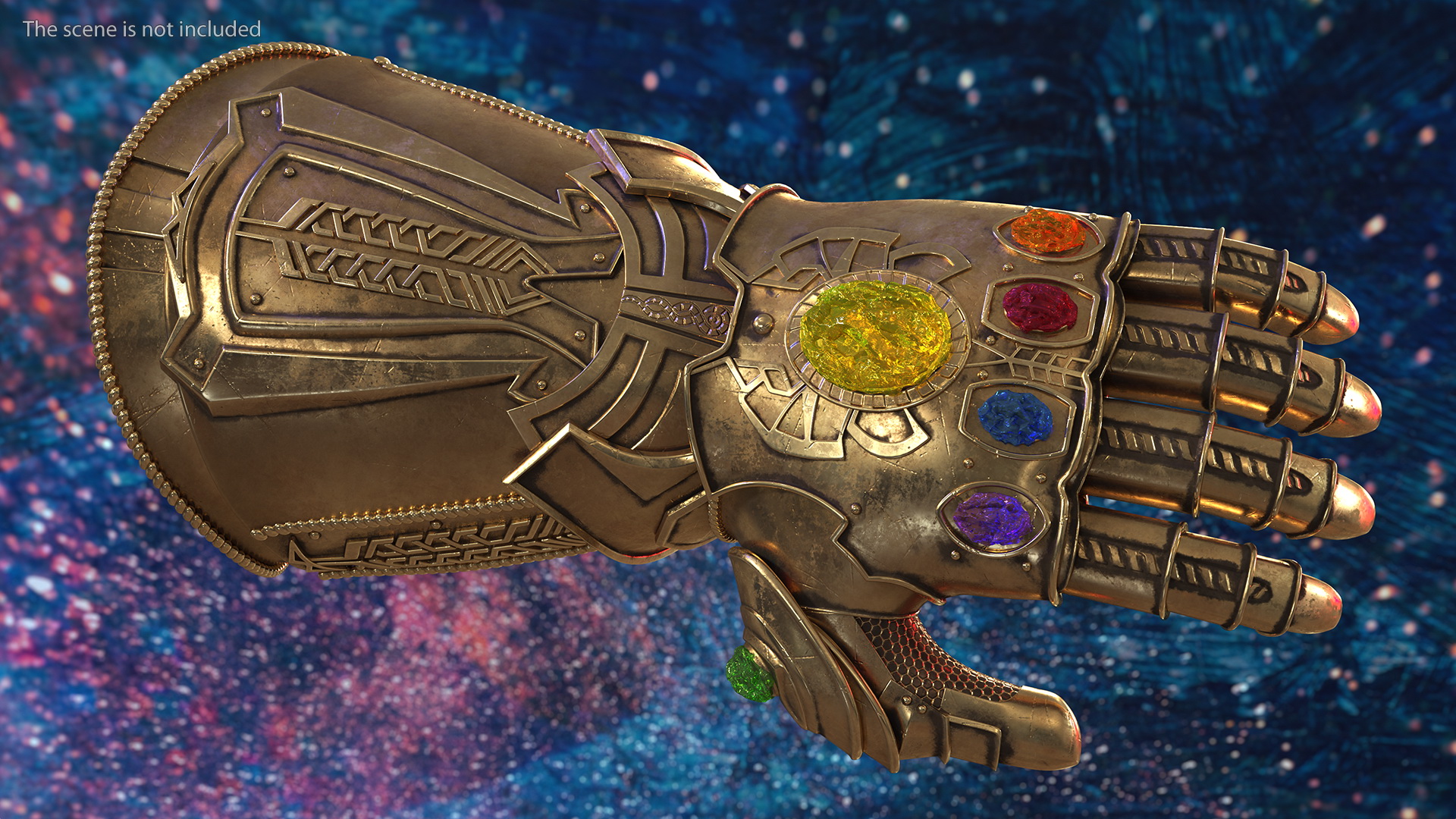 Infinity Gauntlet Rigged 3D model