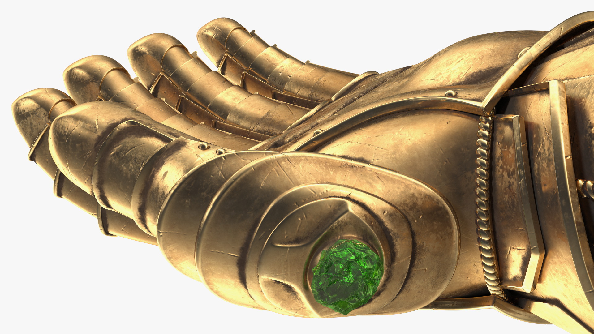 Infinity Gauntlet Rigged 3D model