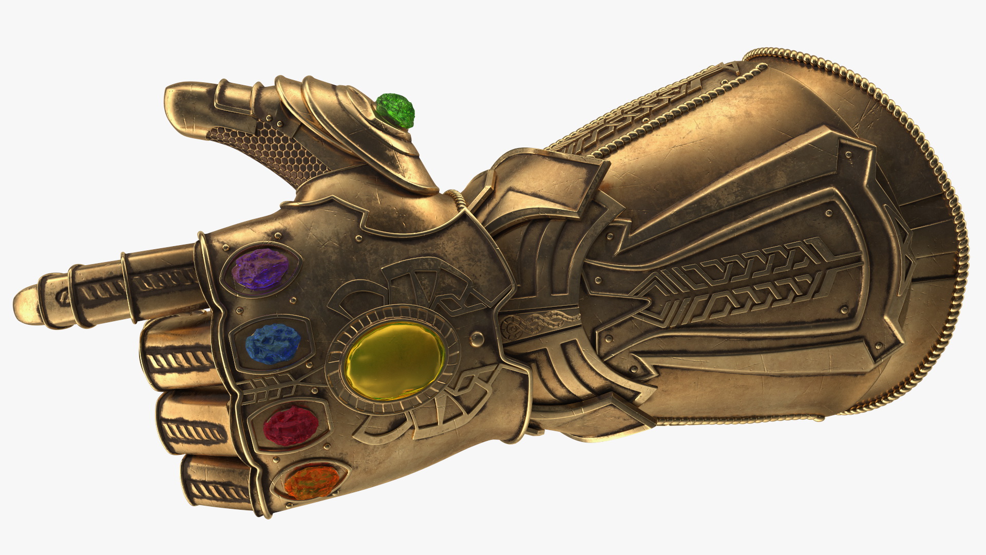 Infinity Gauntlet Rigged 3D model