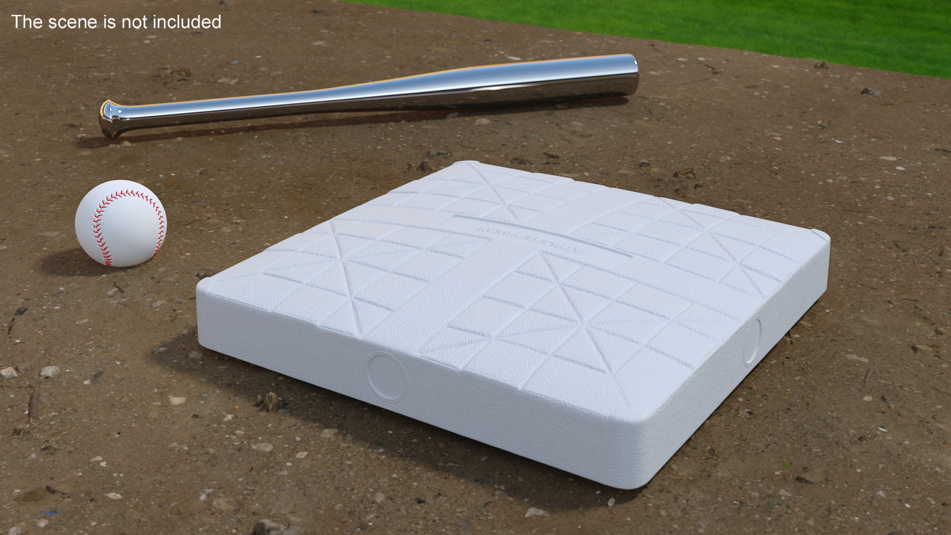 3D model Baseball Base 15inch