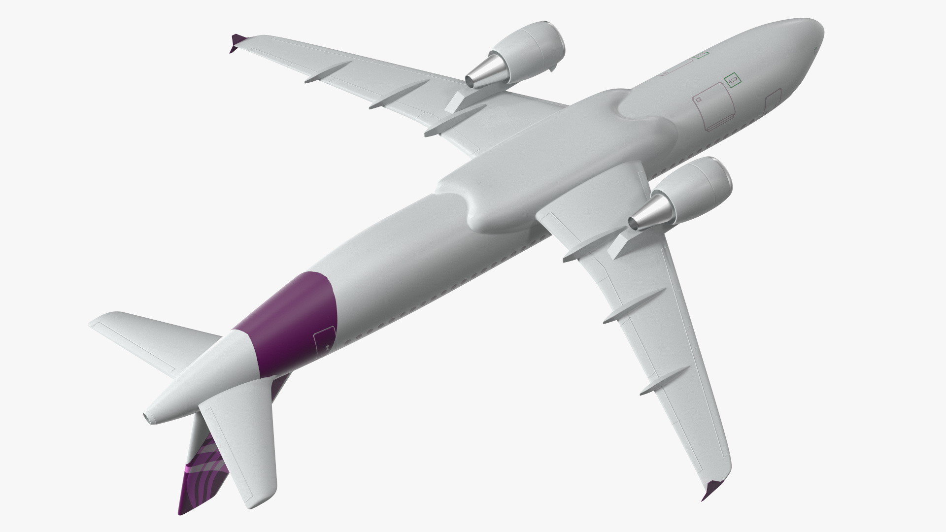 Jet Airliner Scale Model 3D model