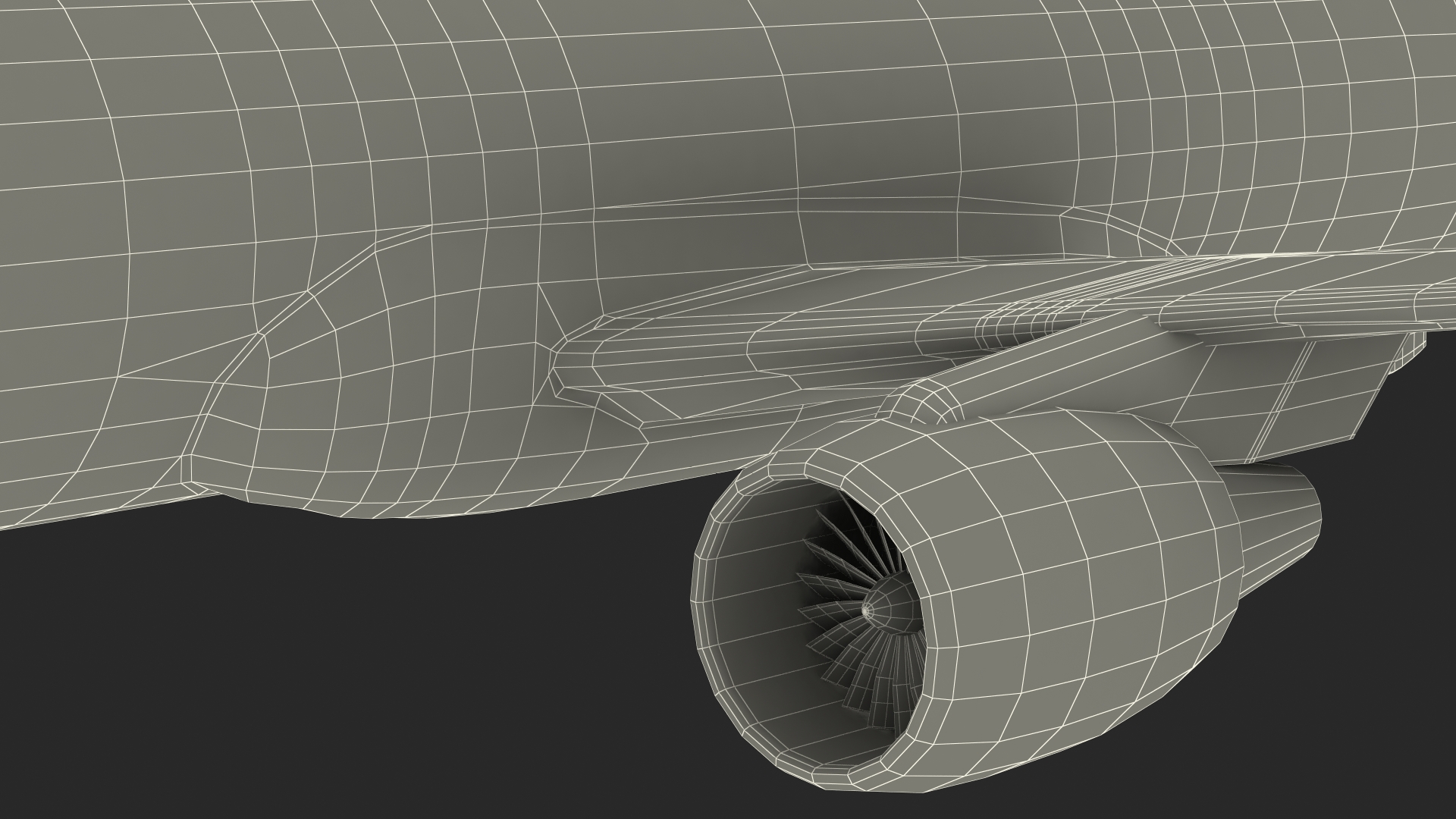 Jet Airliner Scale Model 3D model