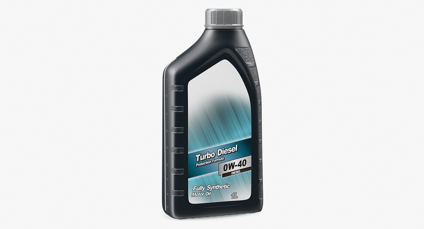 Bottle Car Oil 1L 3D