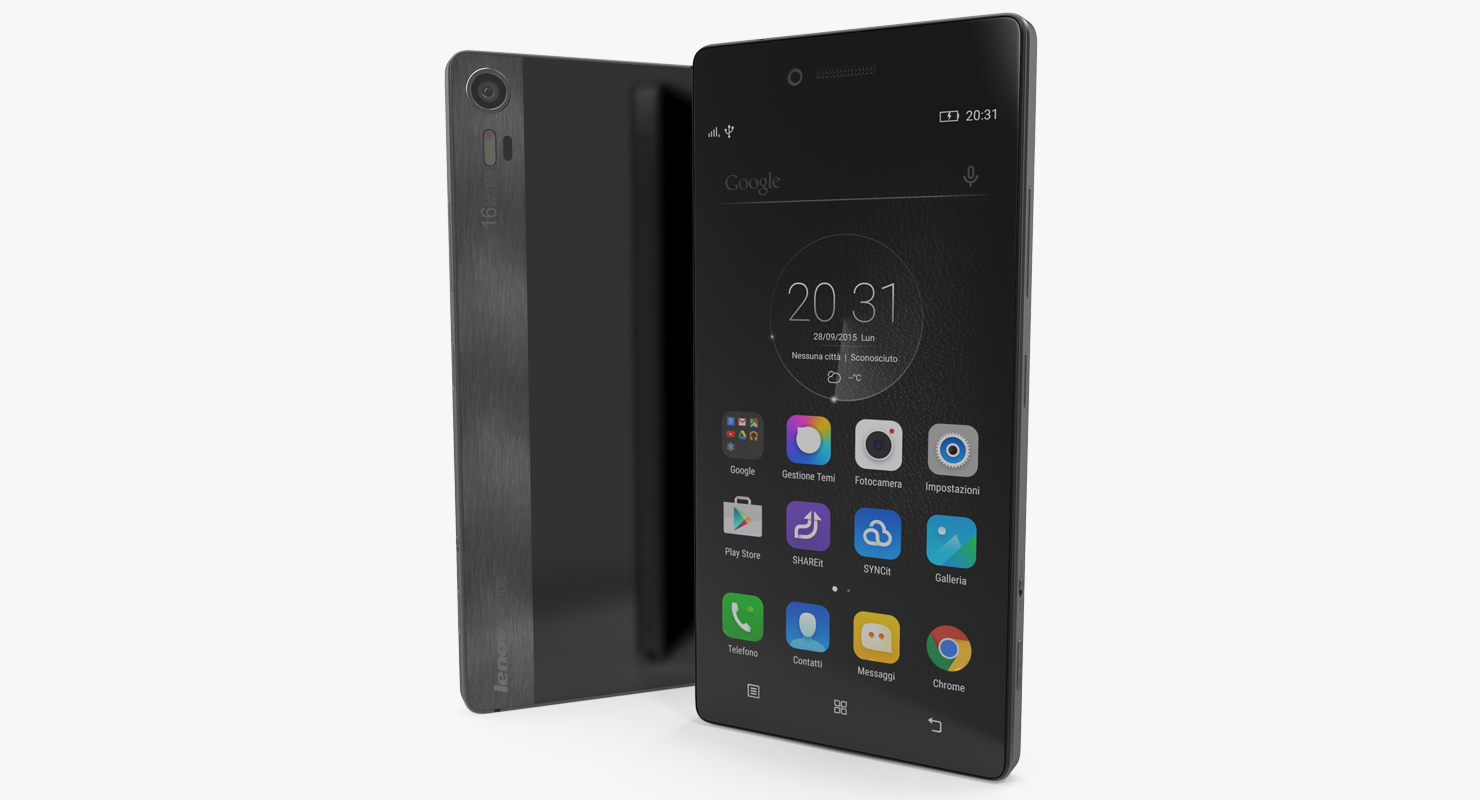 3D model Lenovo Vibe Shot Graphite Grey