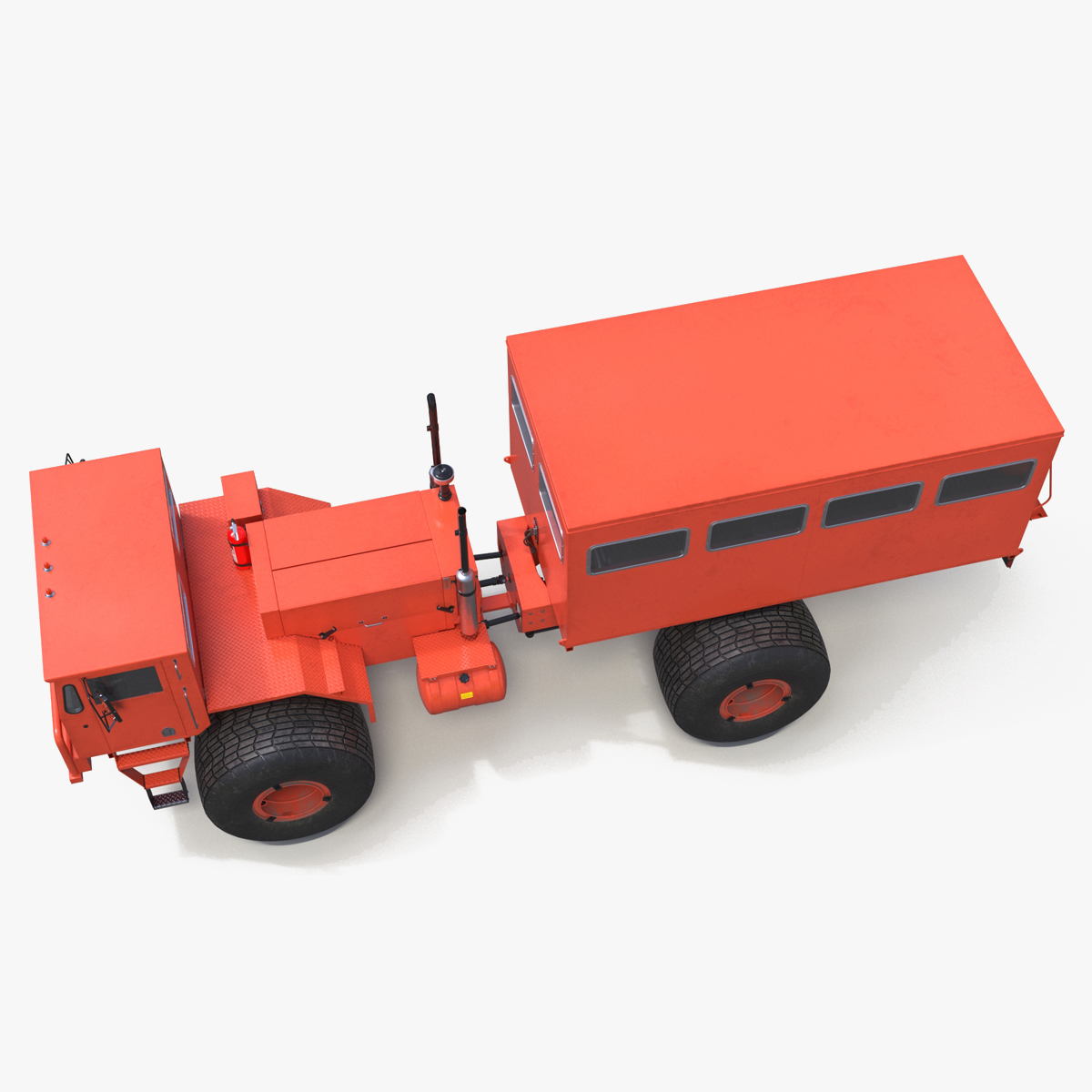 3D model Antarctica Delta Vehicle Rigged for Cinema 4D