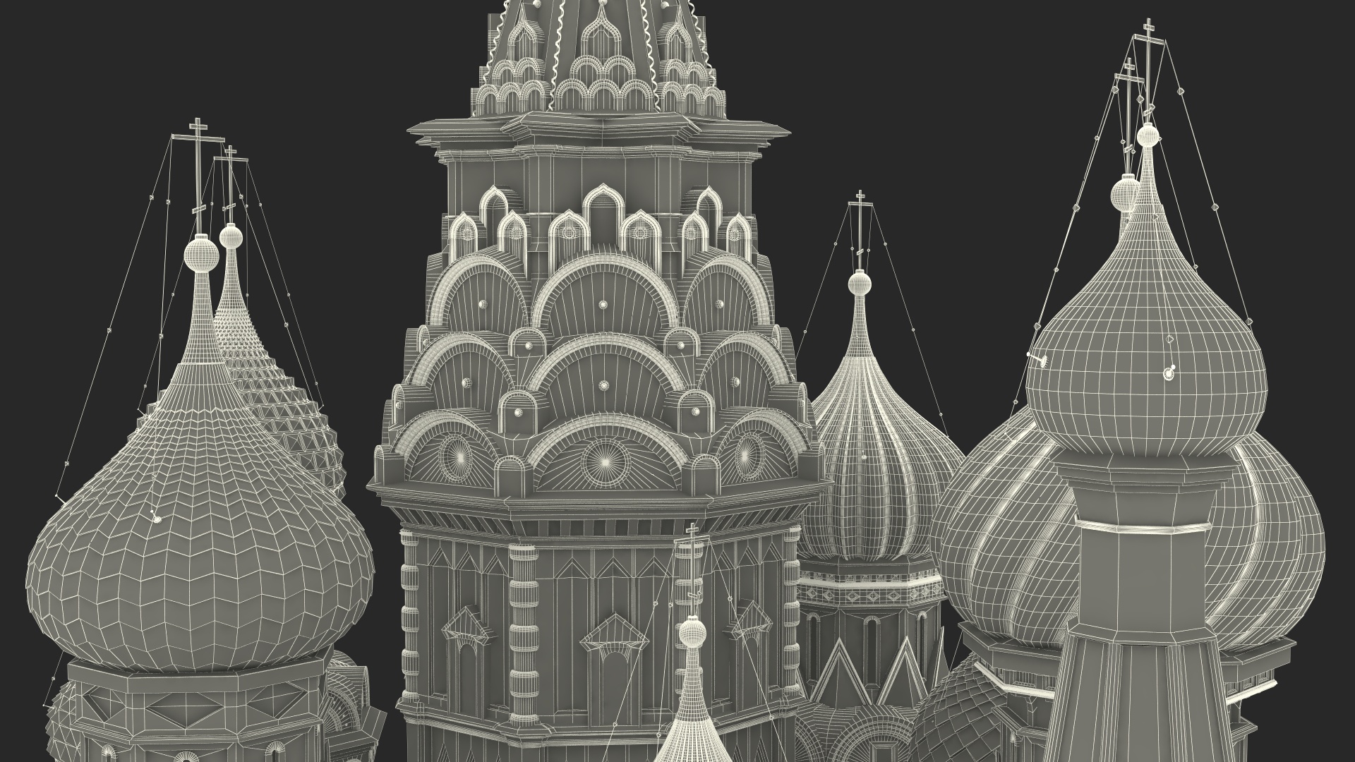 Saint Basils Cathedral Moscow 3D model