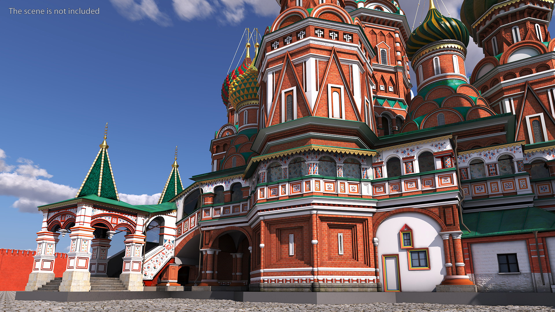 Saint Basils Cathedral Moscow 3D model