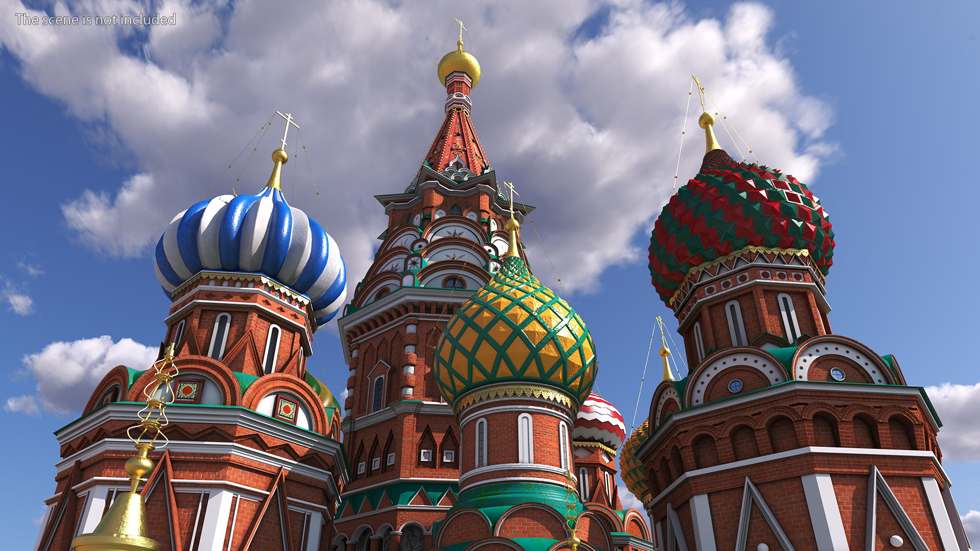 Saint Basils Cathedral Moscow 3D model