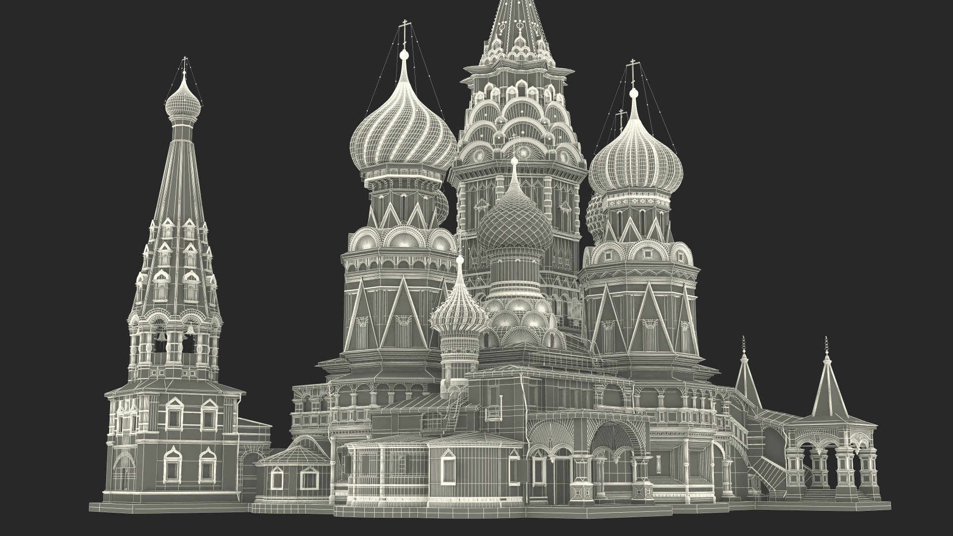 Saint Basils Cathedral Moscow 3D model