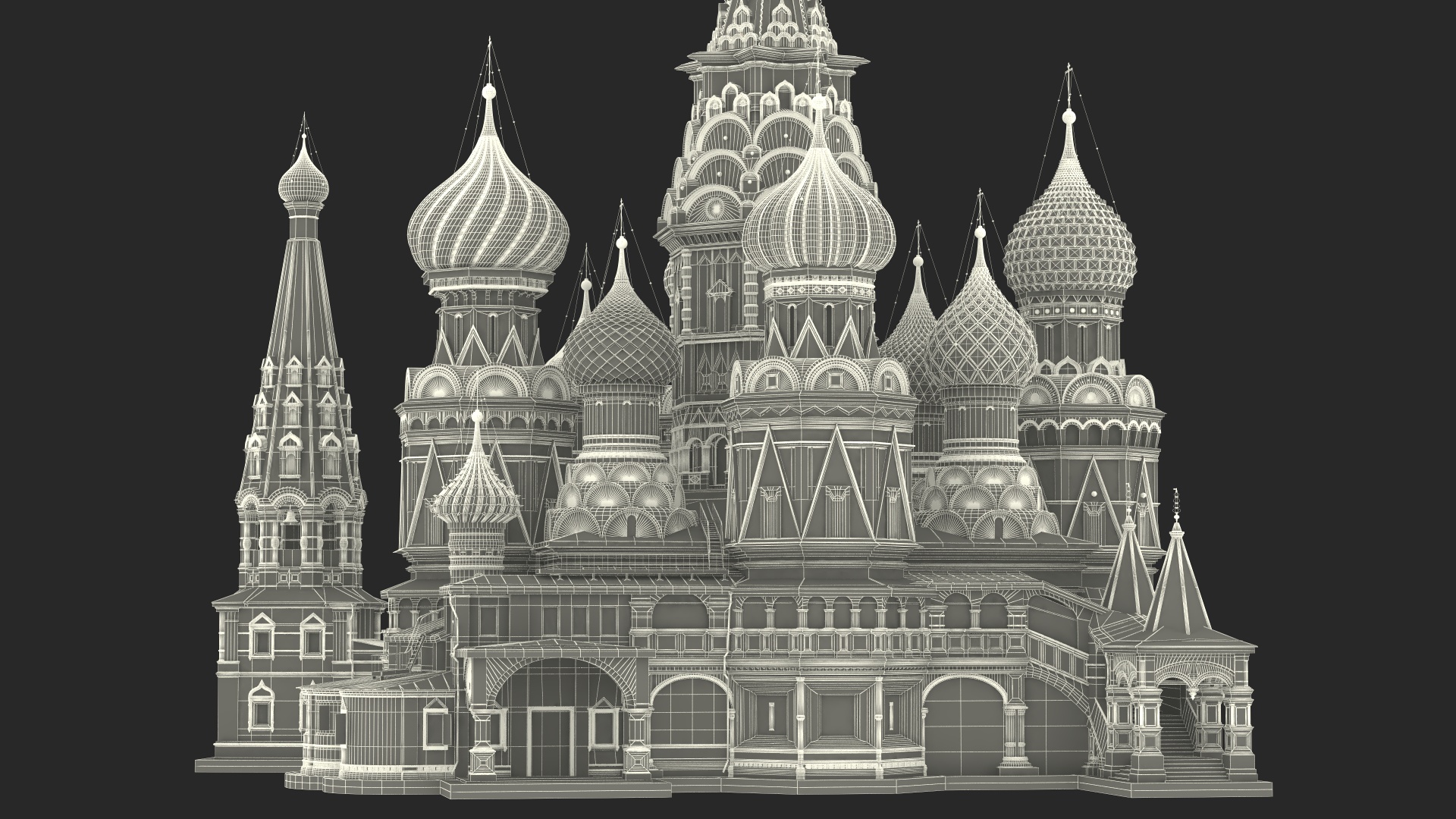 Saint Basils Cathedral Moscow 3D model