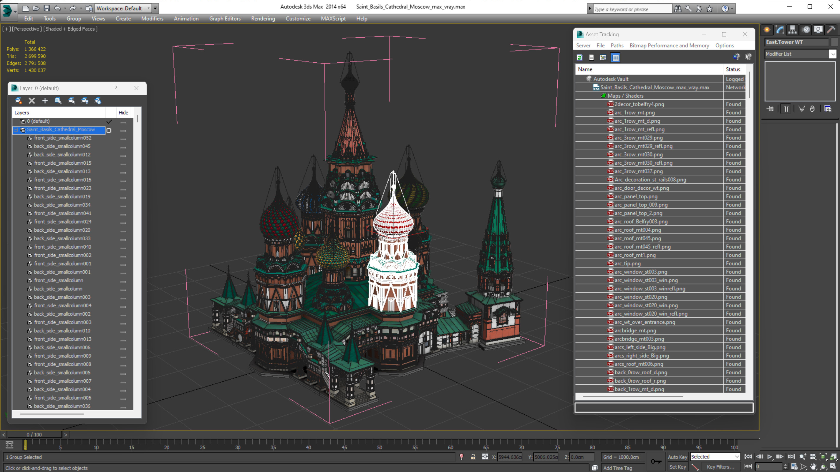 Saint Basils Cathedral Moscow 3D model