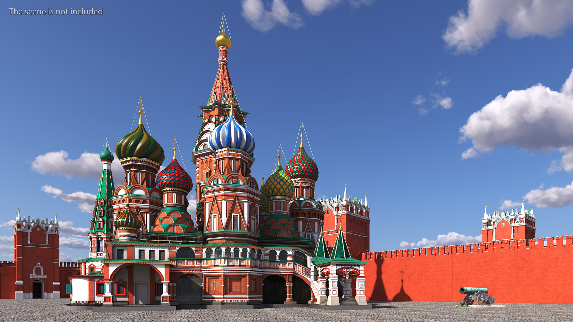 Saint Basils Cathedral Moscow 3D model