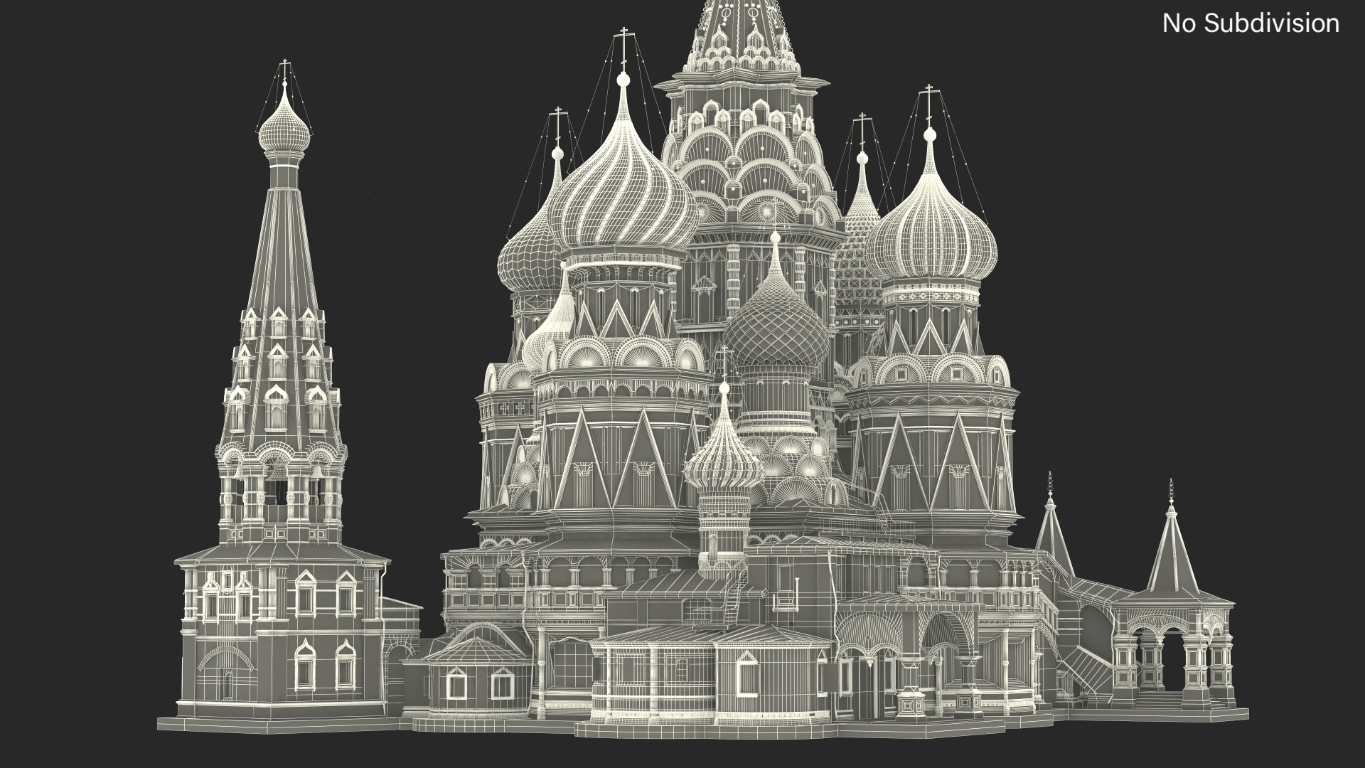 Saint Basils Cathedral Moscow 3D model