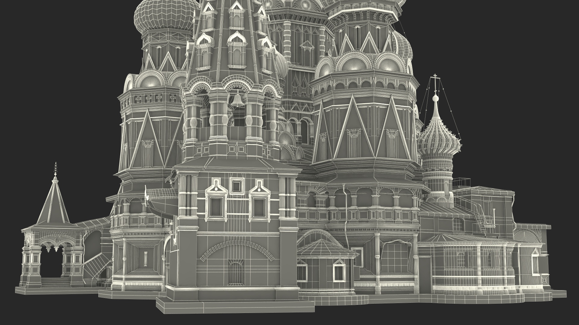 Saint Basils Cathedral Moscow 3D model