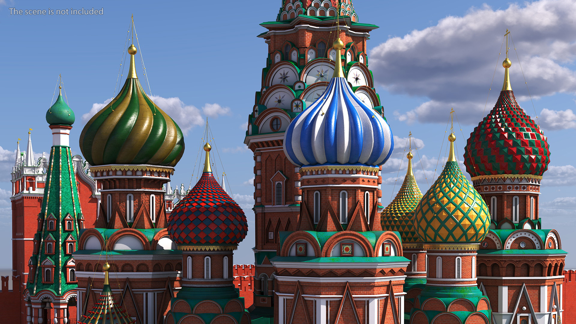 Saint Basils Cathedral Moscow 3D model